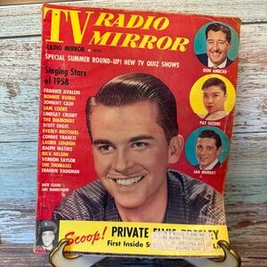 TV Radio Mirror 1958 August magazine Dick Clark, Elvis Presley